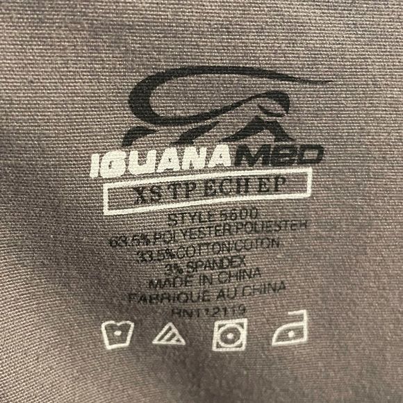 IguanaMed MedFlex 2 Quattro V Neck Scrub Top XS - Picture 9 of 10